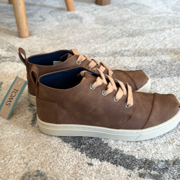 Toms Botas Cupsole Toffee Microsuede Youth 5 shoes - Picture 1 of 7